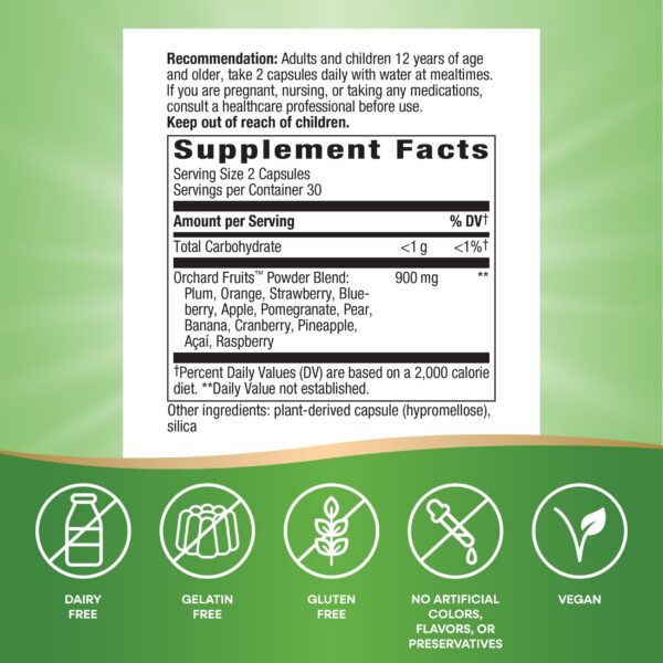 Version 1.0.0 Nature's Way frutas de huerto sin aditivos artificiales