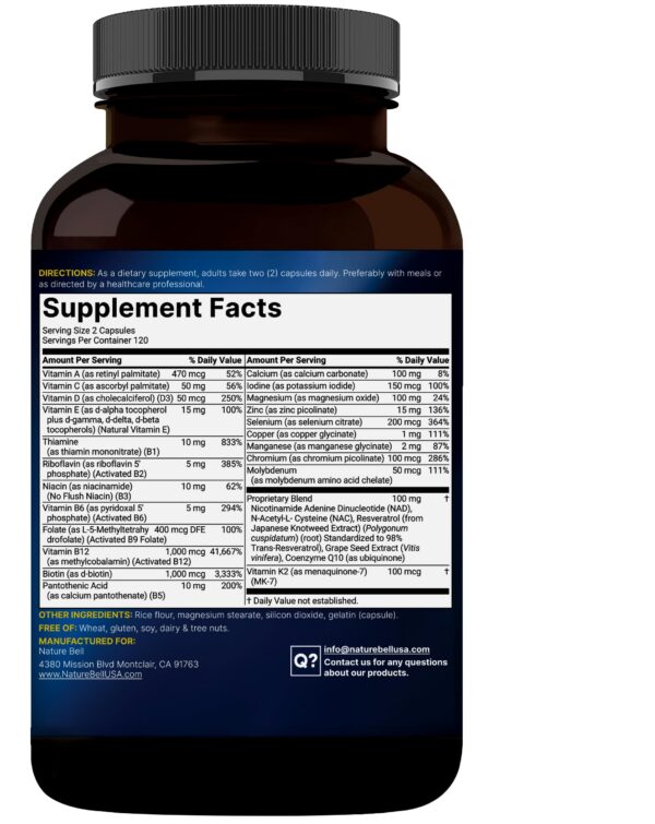 Frasco de suplemento en fondo blanco