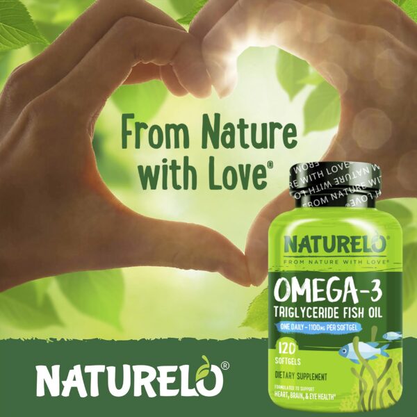 NATURELO omega-3 envase y cápsulas