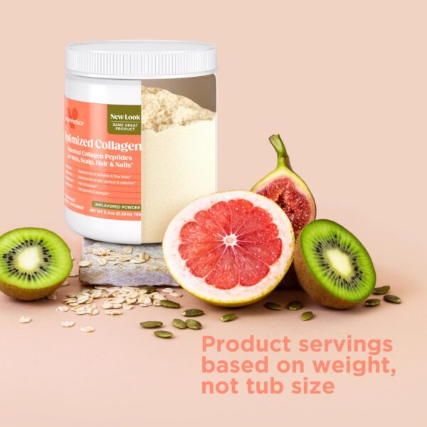 Porciones en tarro de colágeno