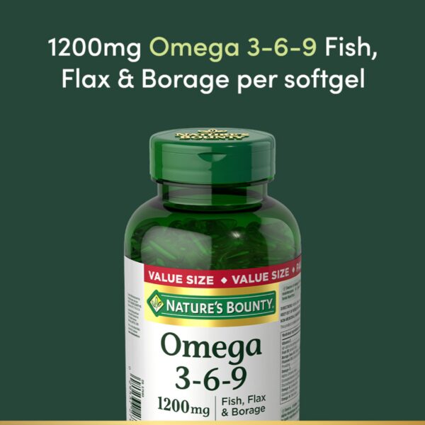 Nature's Bounty Omega-3-6-9 información del producto