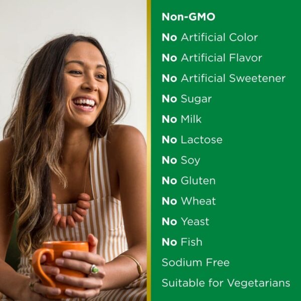 Frasco en estante con empaque