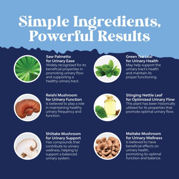 Natures Craft fórmula para menor frecuencia urinaria hombres