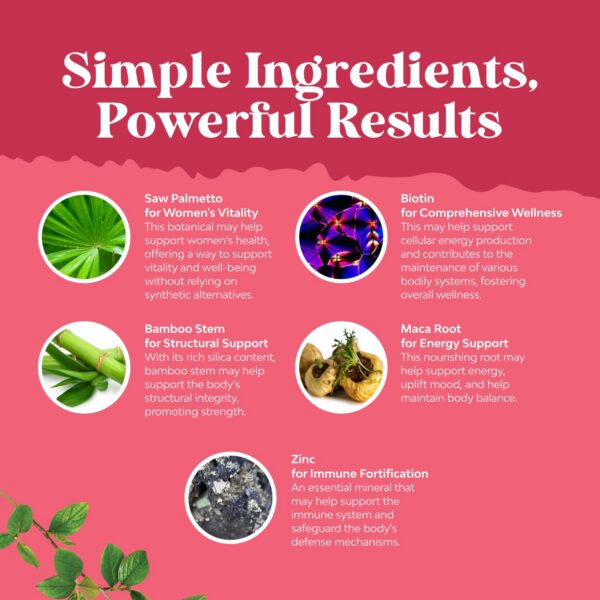 Vista lateral del frasco Natures Craft