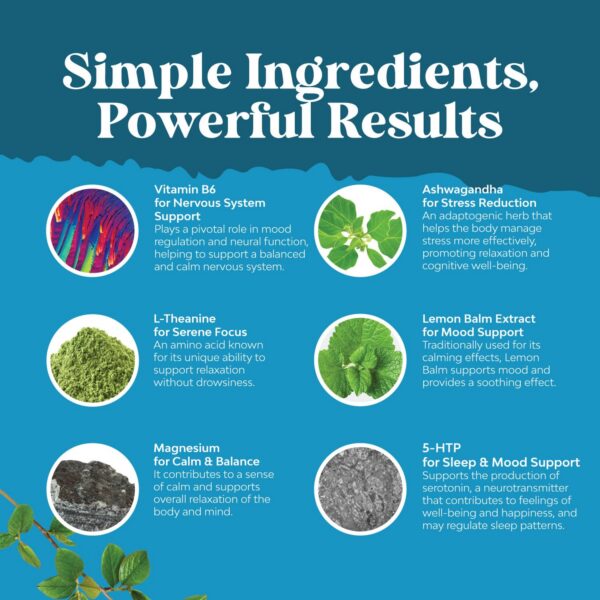 Close-up de L-Theanine y 5-HTP