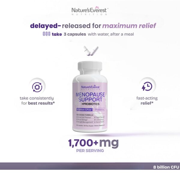 Nature's Everest suplemento menopausia calidad garantizada
