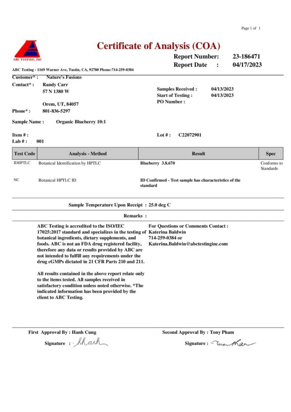 Logo Nature's Fusions