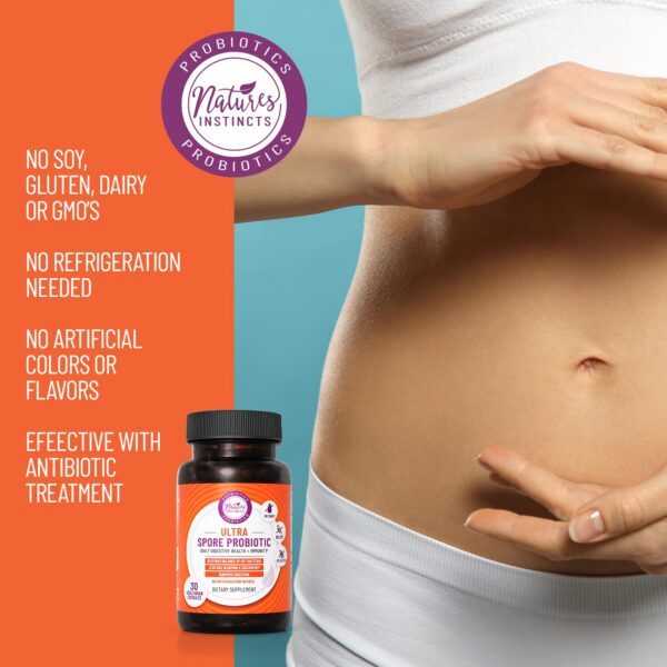 Natures Instincts probiótico esporas sin soja ni lácteos