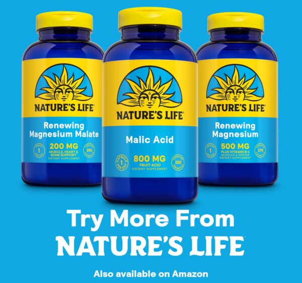 Portada del producto Nature's Life ácido málico
