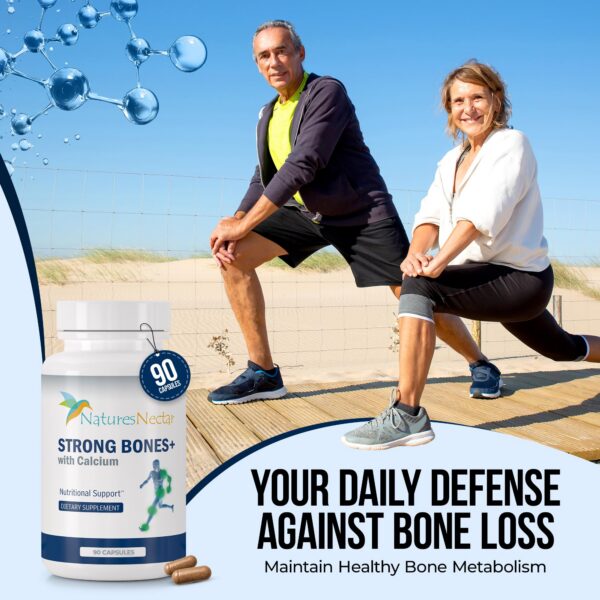 Frasco lateral Nature's Nectar huesos y articulaciones