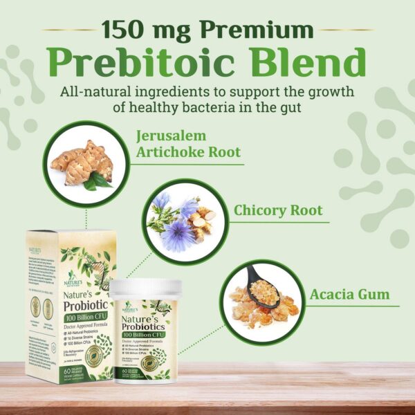 Version 1.0.0 Probióticos Nature's Nutrition close up cápsulas