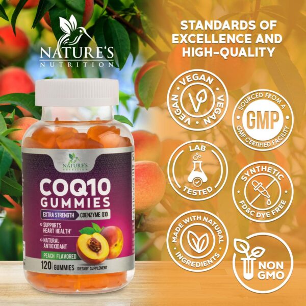 Presentación de 120 gomitas CoQ10