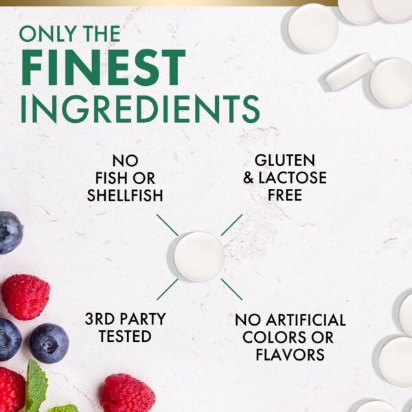 Interior de la caja con tabletas baya