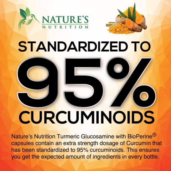 Fórmula con 95% curcuminoides para antioxidante y soporte articular natural