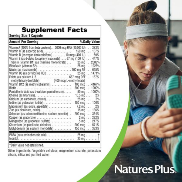 Version 1.0.0 Natures Plus multivitamínico sin conservadores