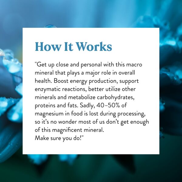 Envase Nature's Sunshine Magnesio 250 mg