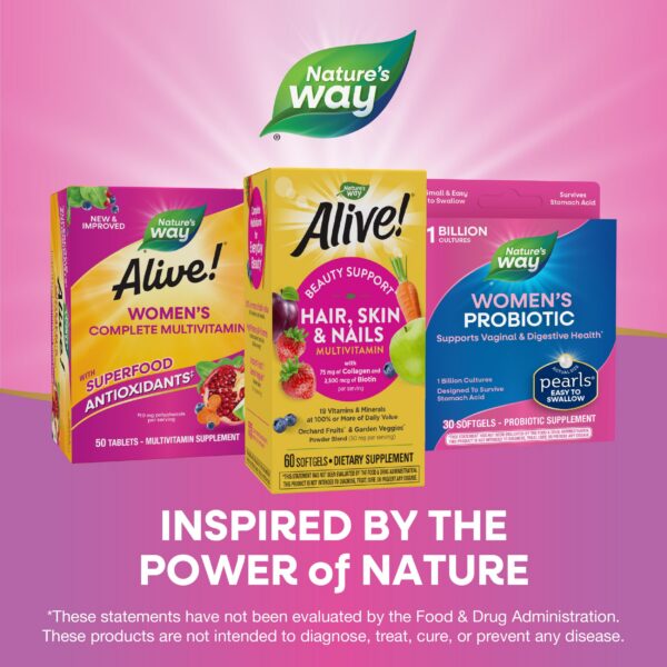 Nature's Way Alive multivitamínico envase superior