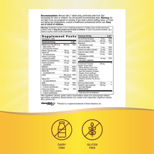 Version 1.0.0 Nature's Way suplemento multivitamínico para cabello piel y uñas