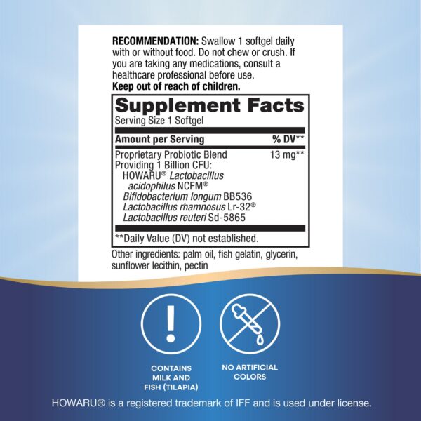 Suplemento probiótico Nature's Way para intestino saludable y defensa