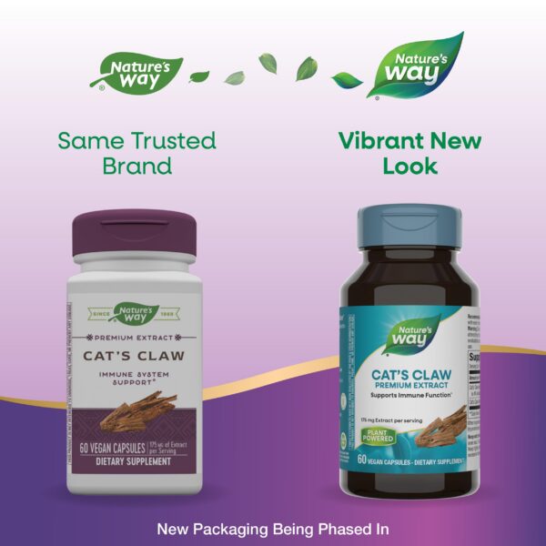 Nature's Way Uña de Gato ingredientes