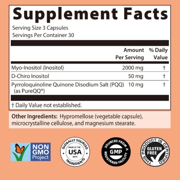 Version 1.0.0 NATURESPAN Inositol 90 cápsulas cuidado hormonal y metabolismo