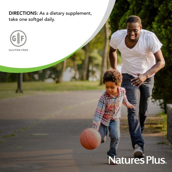 Frasco de NaturesPlus Beyond CoQ10 ubiquinol 200 mg