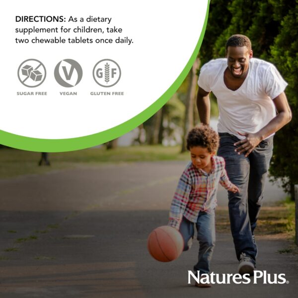 Logo NaturesPlus Animal Parade calcio para niños