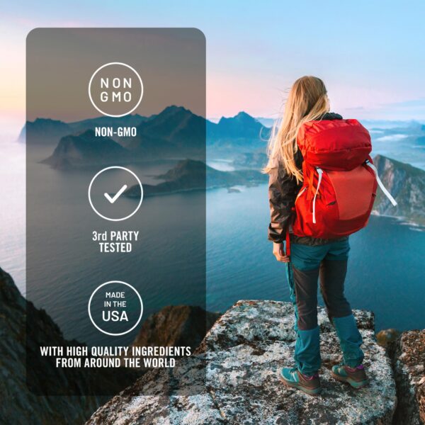 Frasco con cápsulas en estante