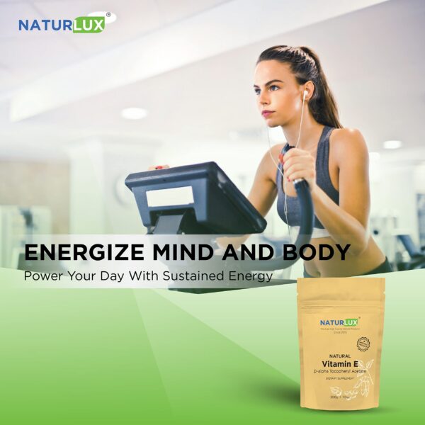 Naturlux vitamina E cápsulas detalle