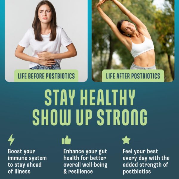 Postbióticos NAVEH PHARMA cápsulas para apoyo inmunológico y digestivo