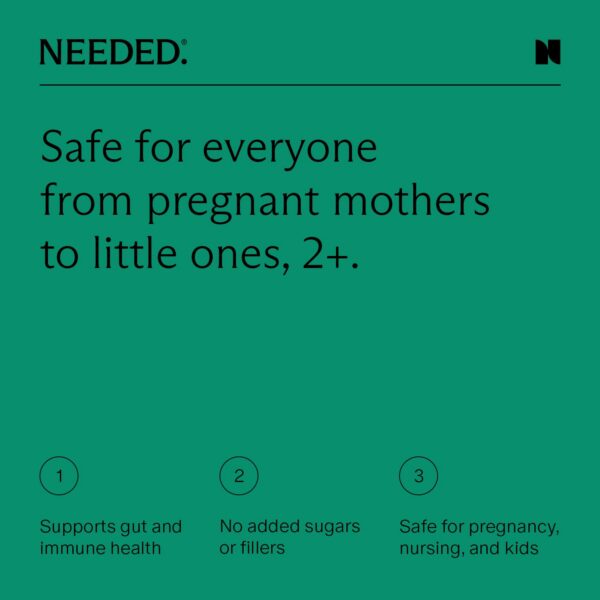 Needed suplemento inmunológico vegan y sin alérgenos