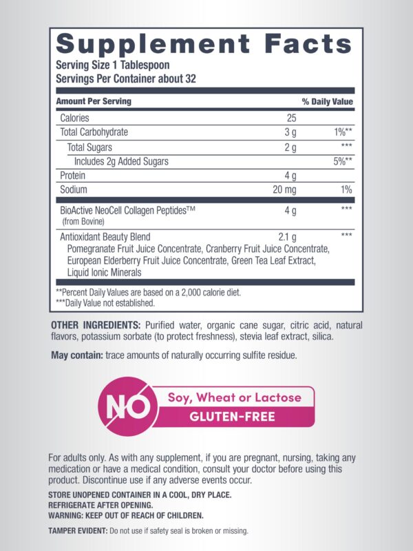 Instrucciones de uso: 1 cucharada diaria