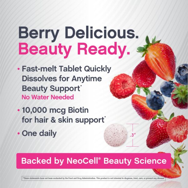 Tableta disolución rápida derritiéndose en la boca