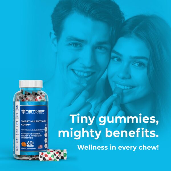 Caja de gomitas nETiXER en escritorio