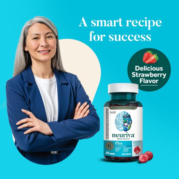 Frasco NEURIVA gominatas de fresa en primer plano