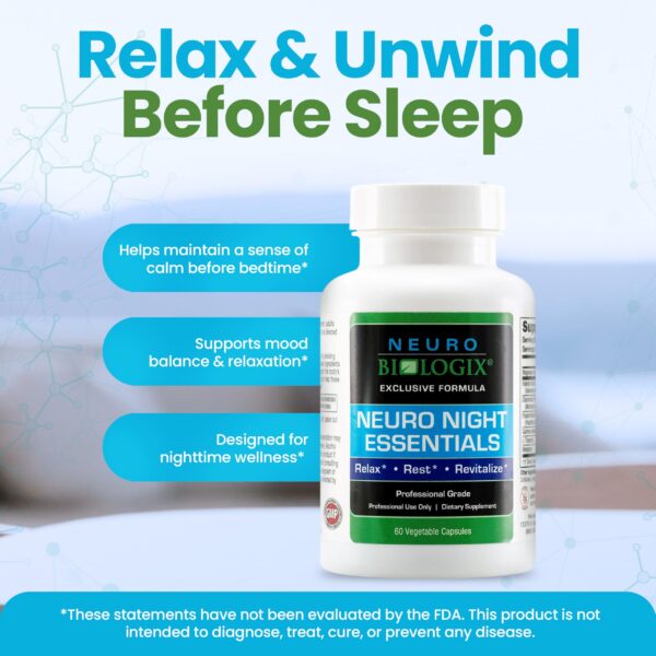 Neuro Night Essentials cápsulas apoyo equilibrio del ánimo