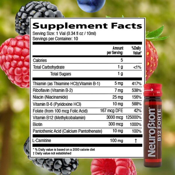 Frascos de Neurobion B12 Forte