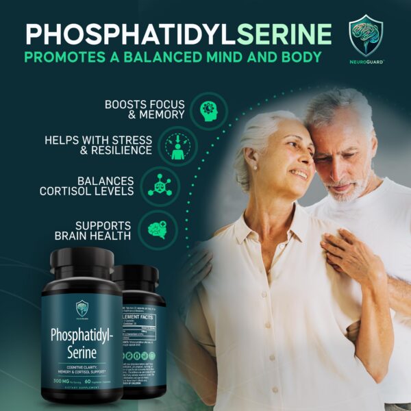 Etiqueta lateral NeuroGuard fosfatidilserina