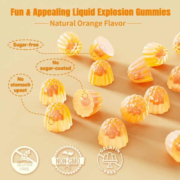 Gomitas NEVISS en caja abierta