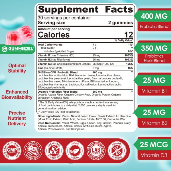 Detalle de etiqueta D3 y K2