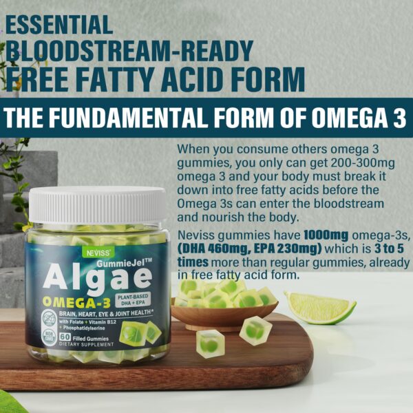 Empaque NEVISS Omega 3 veganas