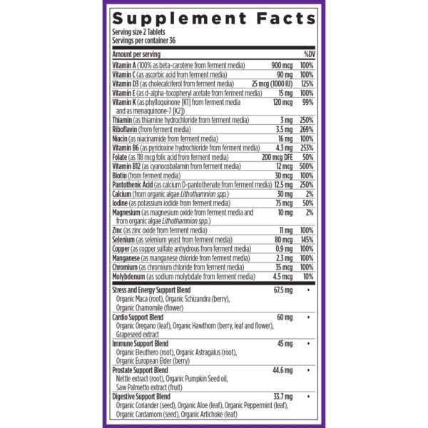 Empaque 72 pastillas New Chapter