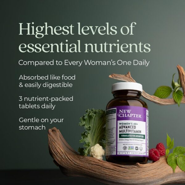 New Chapter multivitamínico mujer envase y tabletas