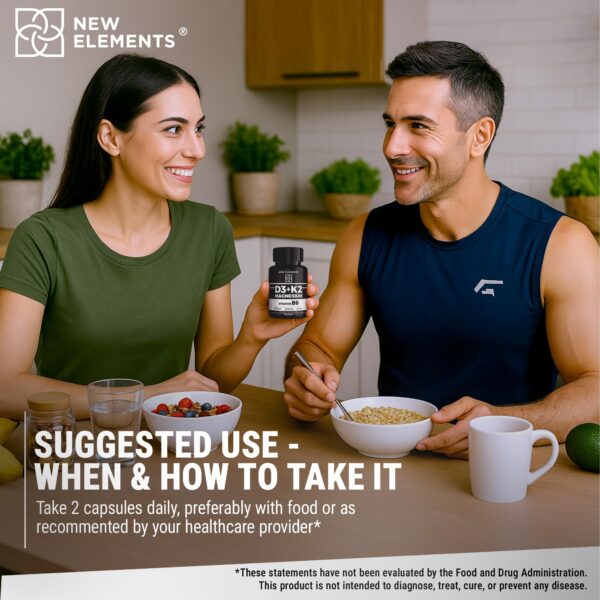 Frasco en estante con nombre New Elements