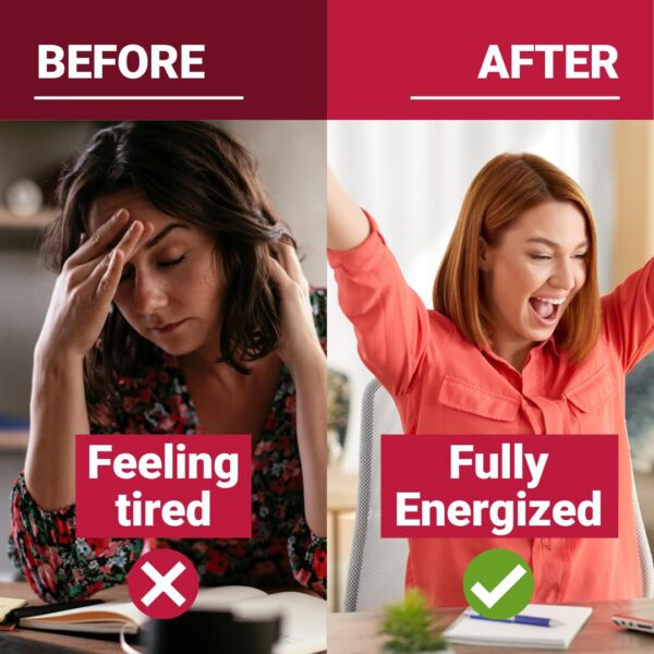 Cápsulas y etiqueta desde vista lateral