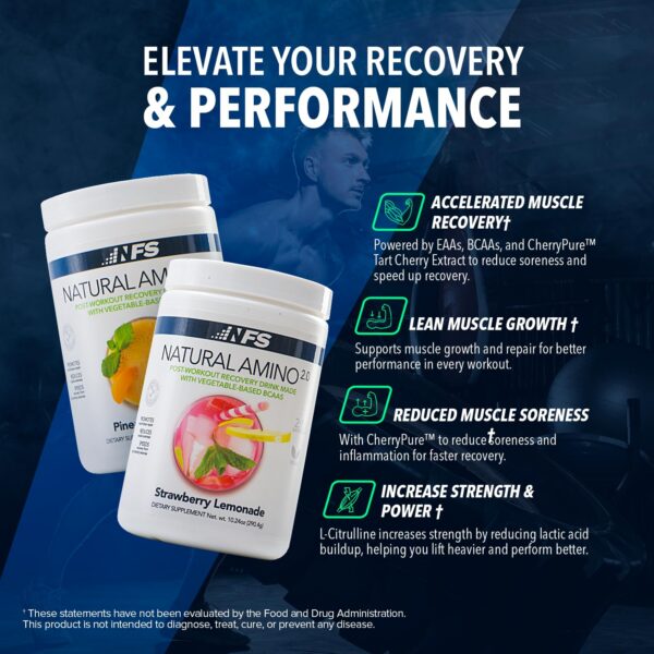 Porciones y especificaciones del producto NF Sports