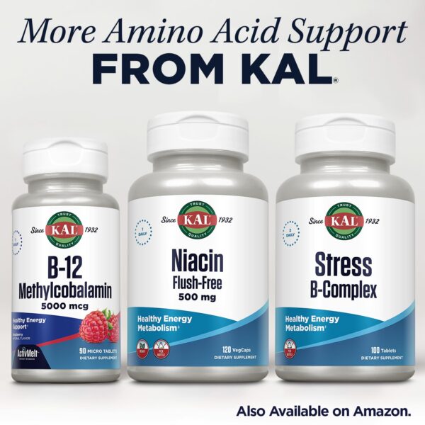 Niacina KAL Cápsulas Sin Rubor 500mg 120 unidades