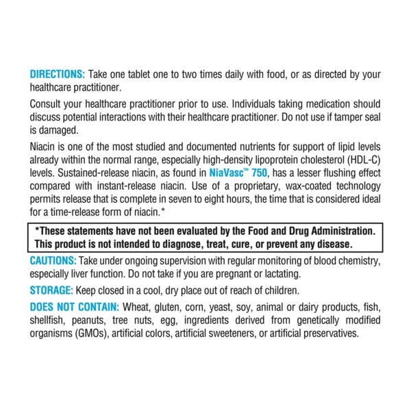 Niacina XYMOGEN formulada sin alérgenos ni conservadores