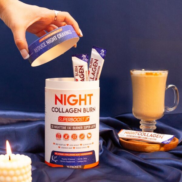 Envase y sello del Night Collagen Burn