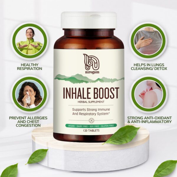 Nirogam fórmula ayurvédica para soporte respiratorio
